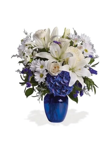 Beautiful in blue Flower Arrangement