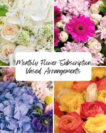 Monthly Flower Subscription Flower Arrangement