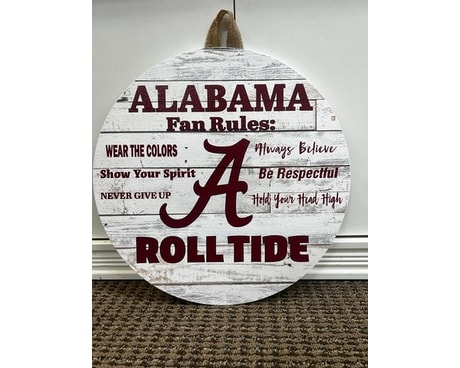 Fan Rules Door Hanger Gifts