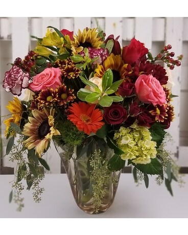 Custom Design 4 Flower Arrangement