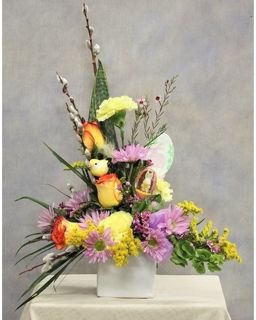 Happy Easter Bouquet Flower Arrangement