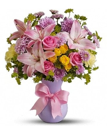Teleflora's Perfectly Pastel Flower Arrangement