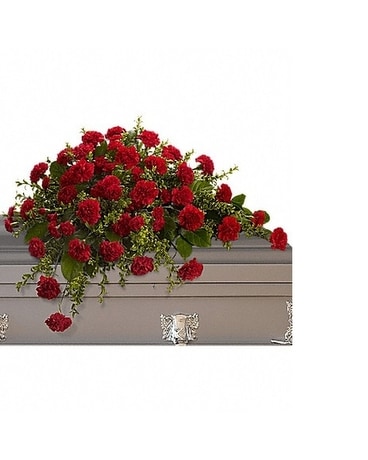 Adoration Casket Spray Funeral Casket Spray Flowers