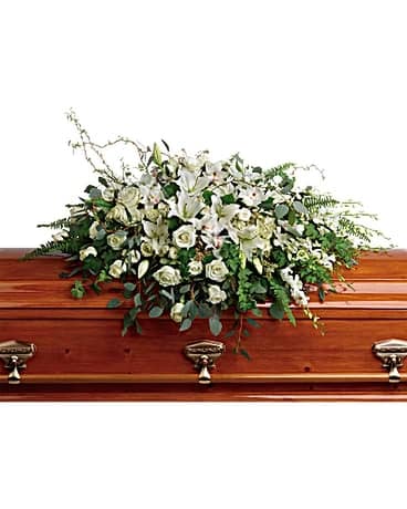 Grandest Glory Casket Spray Funeral Casket Spray Flowers