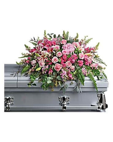 Beautiful Memories Casket Spray Funeral Casket Spray Flowers