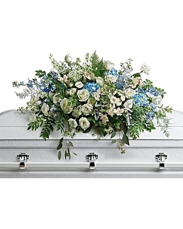 Tender Remembrance Casket Spray Funeral Casket Spray Flowers