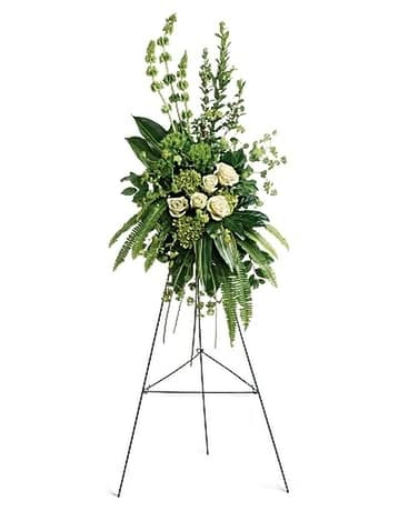 Forever At Peace Spray Flower Arrangement