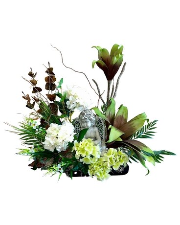 Silk Arrangement with Angel Gifts