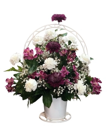 Sincere Sympathy Funeral Basket Sympathy Arrangement