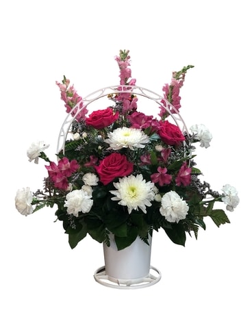 Beloved Funeral Basket Sympathy Arrangement