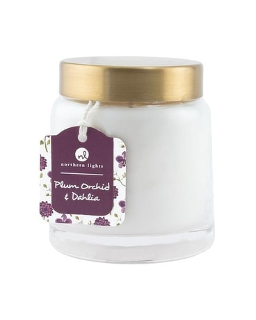 Plum Orchid & Dahlia Candle Jar Candle