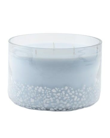 Woodland Bluebell 3 Wick Cadle Flower Arrangement