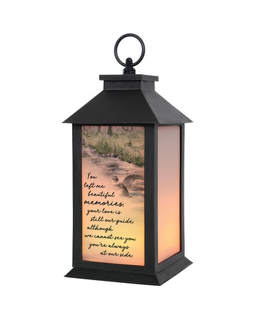 Beautiful Memories Frosted Glass Lantern Custom product