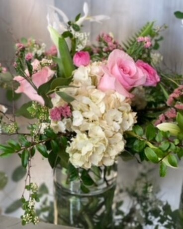 Blushing Flower Arrangement