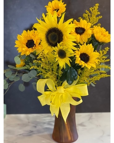 Have A Sunny Sunflower Day! Flower Arrangement