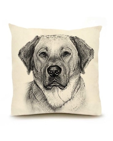 Yellow Lab Pillow 20 x 20 Gifts