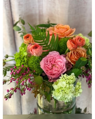 Summer Citrus Flower Arrangement