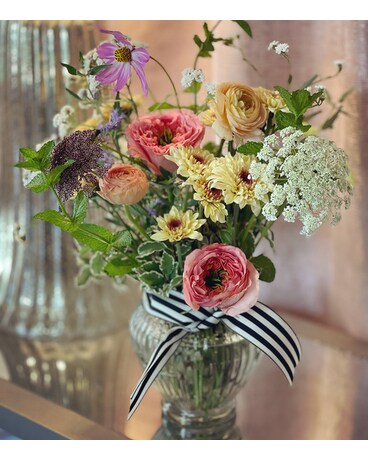 Autumn Sunset Skies Flower Arrangement