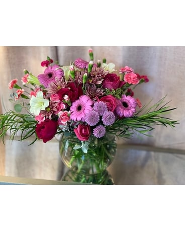 Shades of Berries Flower Arrangement