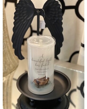 Memories Moving Wick Candle on Stand Custom product
