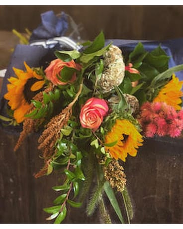Fresh Fall Assortment European Bouquet Flowers