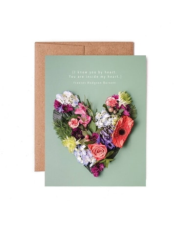 I Know You By Heart Flower Arrangement