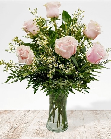 Bashful Blush Flower Arrangement