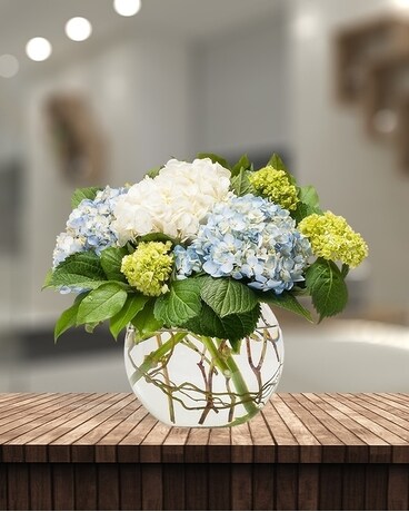 Mighty Hydrangea Flower Arrangement