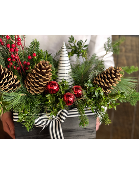 Sending you Joyful Christmas Tidings Flower Arrangement