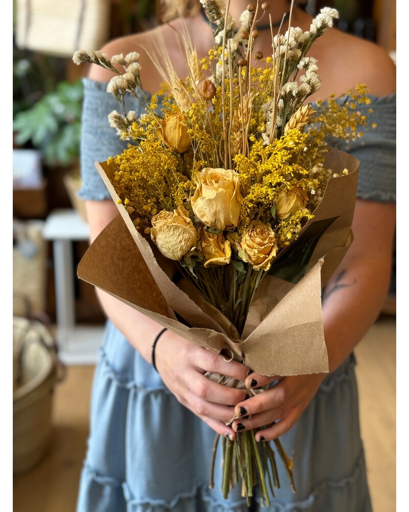 ドライフラワー Golden Hour Dried Bouquet in Sewickely PA - Heritage Floral Shoppe
