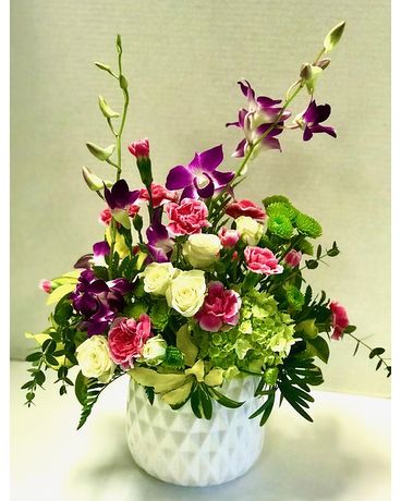 Jill's Orchids Flower Arrangement