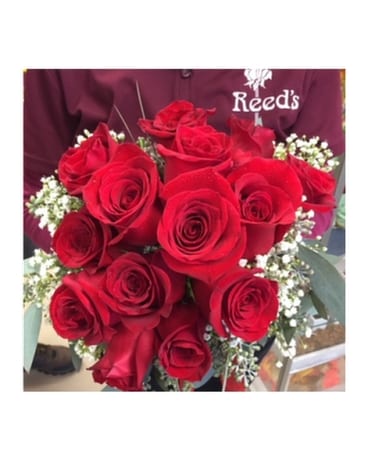 Red Rose hand Tied Bouquet Flower Arrangement
