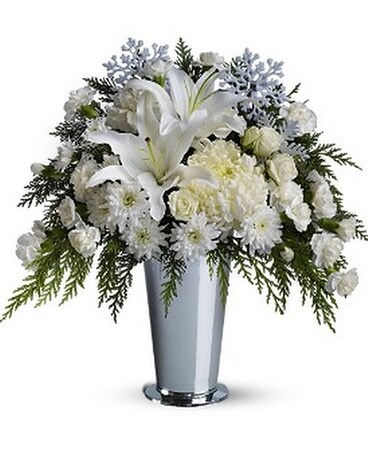 Holiday on Ice Deluxe Flower Arrangement