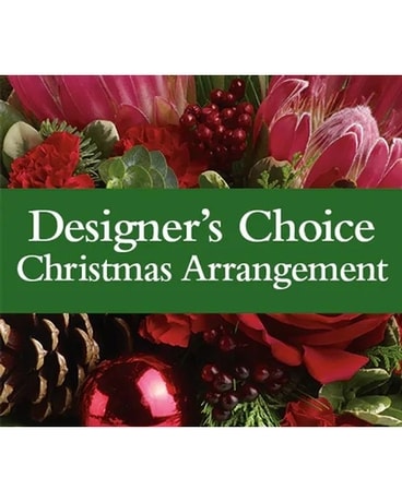 Designer's Choice Christmas Arrangement Flower Arrangement