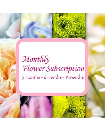 Monthly Floral Subscription - Seasonal Cut Flowers Flowers
