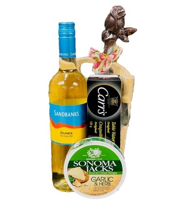 Wine and Cheese Gift Gift Basket