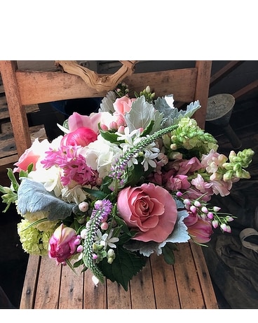 Champagne Flower Arrangement