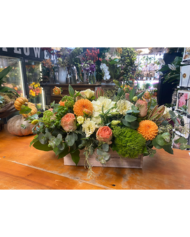 Long and Low Centerpiece Flower Arrangement