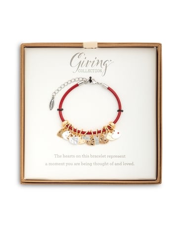 Giving Heart Charm Bracelet Custom product