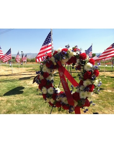 Faithful Soldier Easel Flower Arrangement