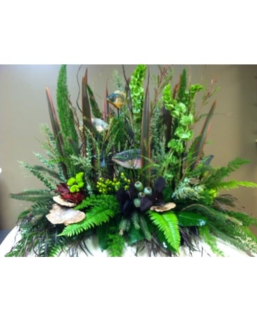 Gone Fishin' Tribute Flower Arrangement