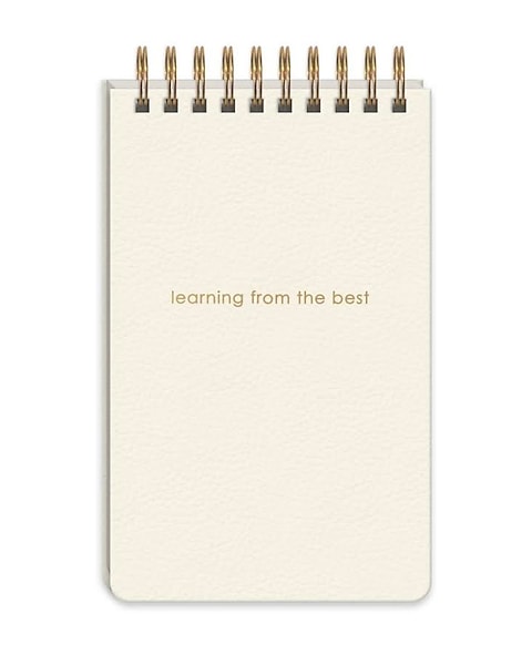 Learning From the Best Spiral Notepad Learning From the Best Spiral Notepad