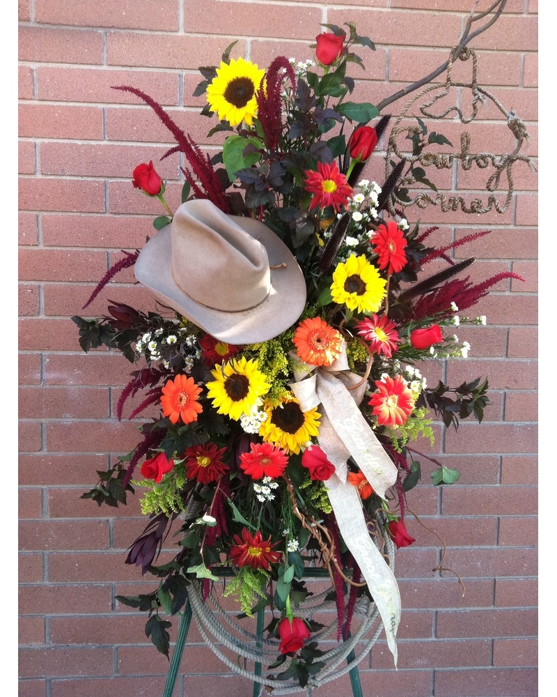 Cowboy Sunset in Holladay UT - Brown Floral