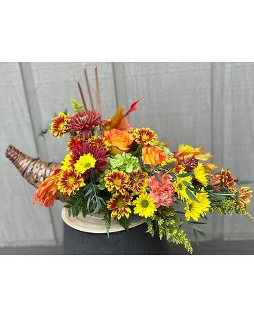 Medium Cornucopia Flower Arrangement