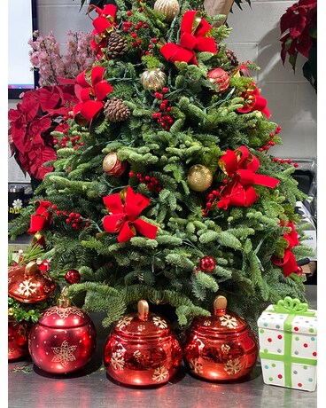 Oh Xmas Tree Flower Arrangement