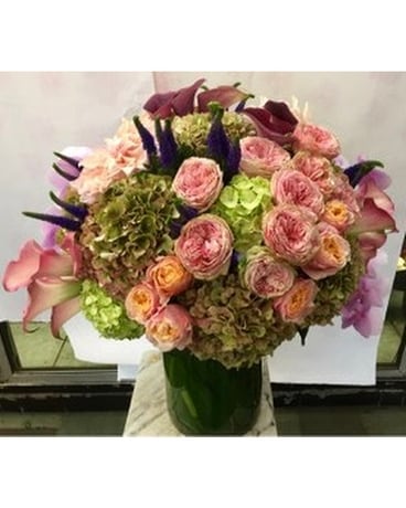 Antique Garden Flower Arrangement