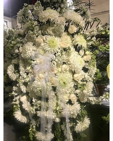 Sympathy Spray Flower Arrangement