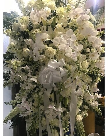 Sympathy Spray Flower Arrangement