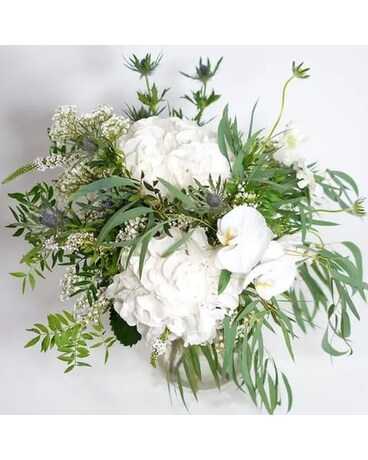 Tropical Whites Flower Arrangement