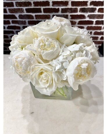 Pure White Flower Arrangement